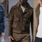 Hình ảnh minh họa áo khoác da nam