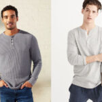8+ Cách phối đồ với áo henley tay dài cho mùa Thu Đông 2024