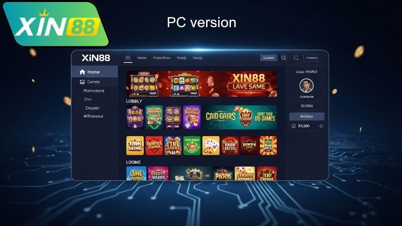 Lưu ý khi dùng phiên bản PC Xin88